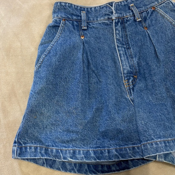 Action West Vintage 80’s Blue‎ Denim Shorts - Picture 2 of 9